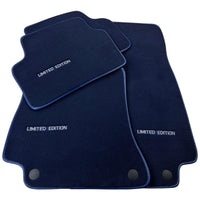 Dark Blue Floor Mats For Mercedes Benz S-Class W126 (1979-1991) | Limited Edition - AutoWin