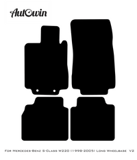 Dark Blue Floor Mats For Mercedes Benz S-Class W220 (1998-2005) Long Wheelbase | Limited Edition - AutoWin