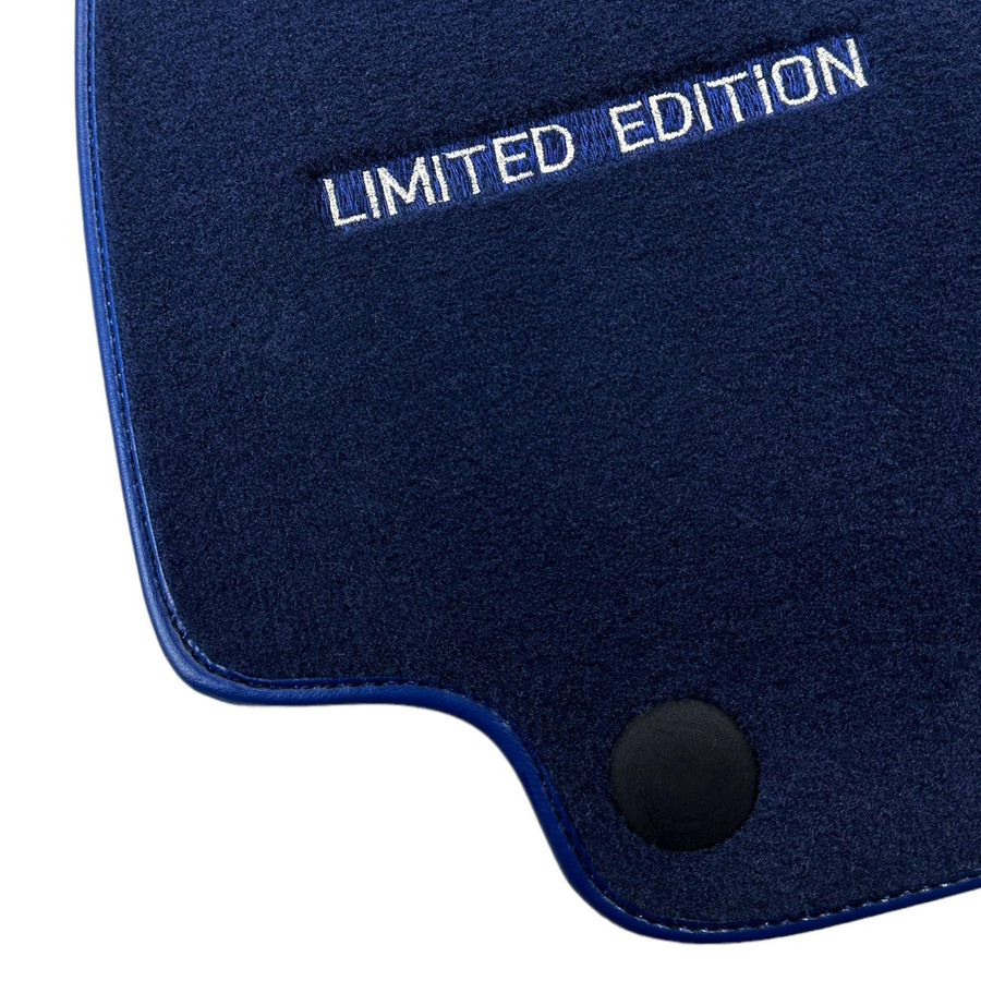 Dark Blue Floor Mats For Mercedes Benz S-Class X222 Maybach (2015-2021) | Limited Edition - AutoWin