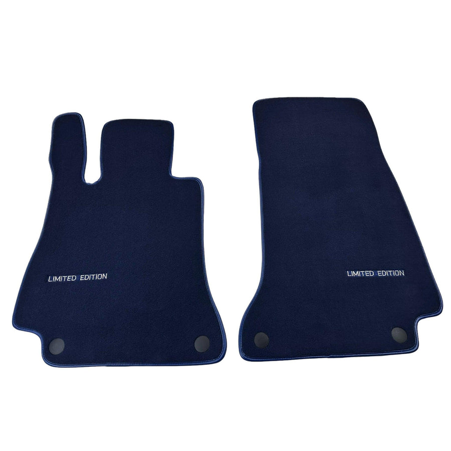 Dark Blue Floor Mats For Mercedes Benz S-Class X222 Maybach (2015-2021) | Limited Edition - AutoWin