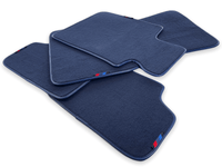Dark Blue Mats For BMW 7 Series E38 Long With M Package - AutoWin
