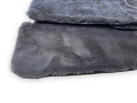 Dark Gray Sheepskin Floor Mats For Bentley Flying Spur (2013-2019) Design Brand - AutoWin