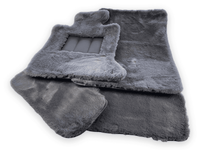 Dark Gray Sheepskin Floor Mats For Rolls Royce Ghost Series I (2010–2020) Er56 Design Brand - AutoWin