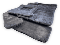 Dark Gray Sheepskin Floor Mats For Rolls Royce Shadow 1965-1977 Er56 Design Brand - AutoWin