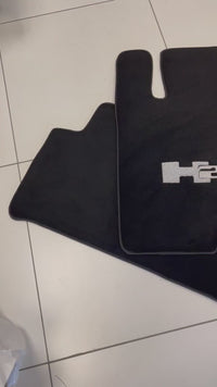 Alfombrillas para coche para Hummer H2 2003-2009 alfombrillas de lujo en negro