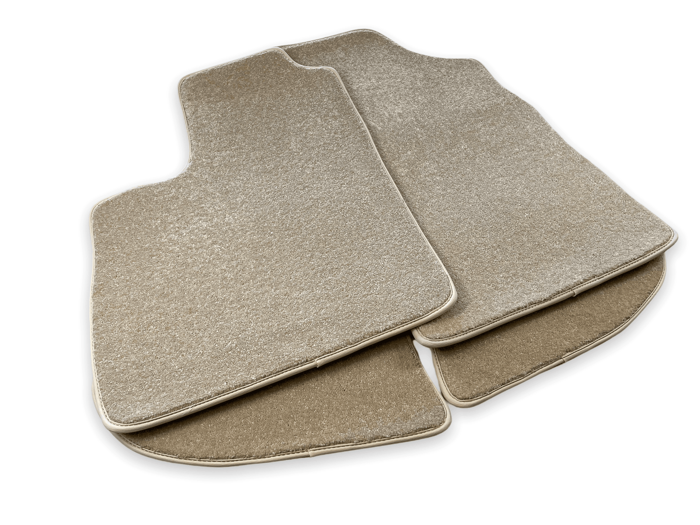 Floor Mats For Bentley Continental GT Beige Luxury Quality 2003–2011 - AutoWin