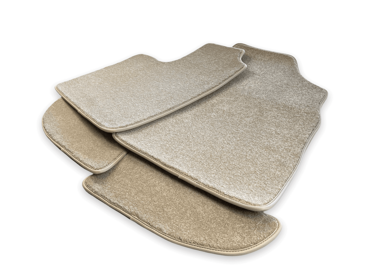 Floor Mats For Bentley Continental GT Beige Luxury Quality 2003–2011 - AutoWin