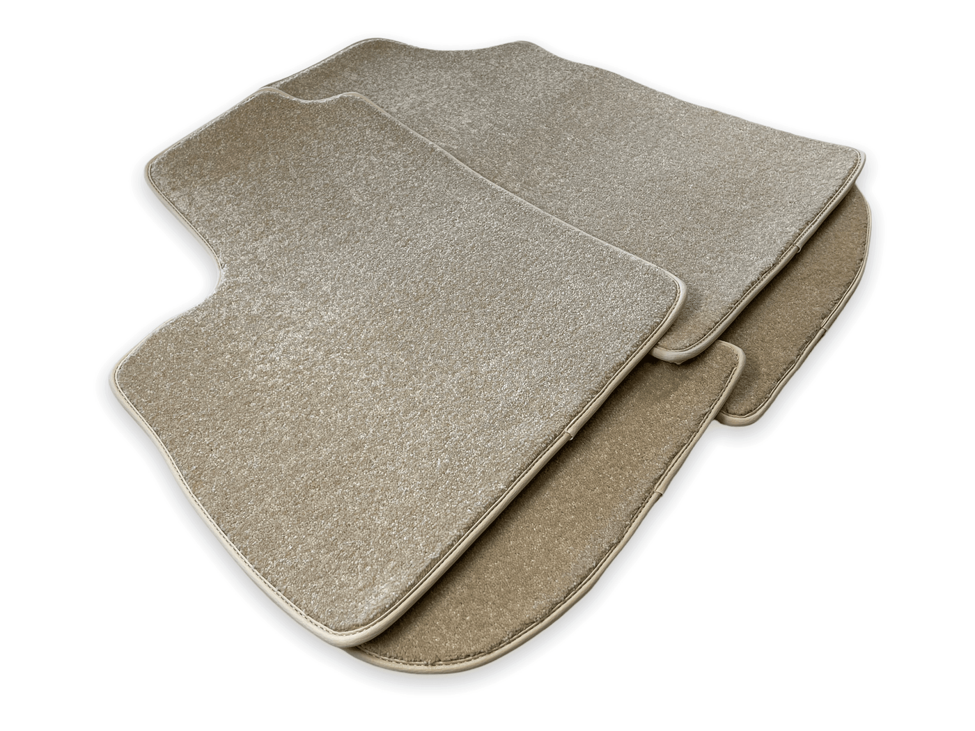 Floor Mats For Bentley Continental GT Beige Luxury Quality 2003–2011 - AutoWin