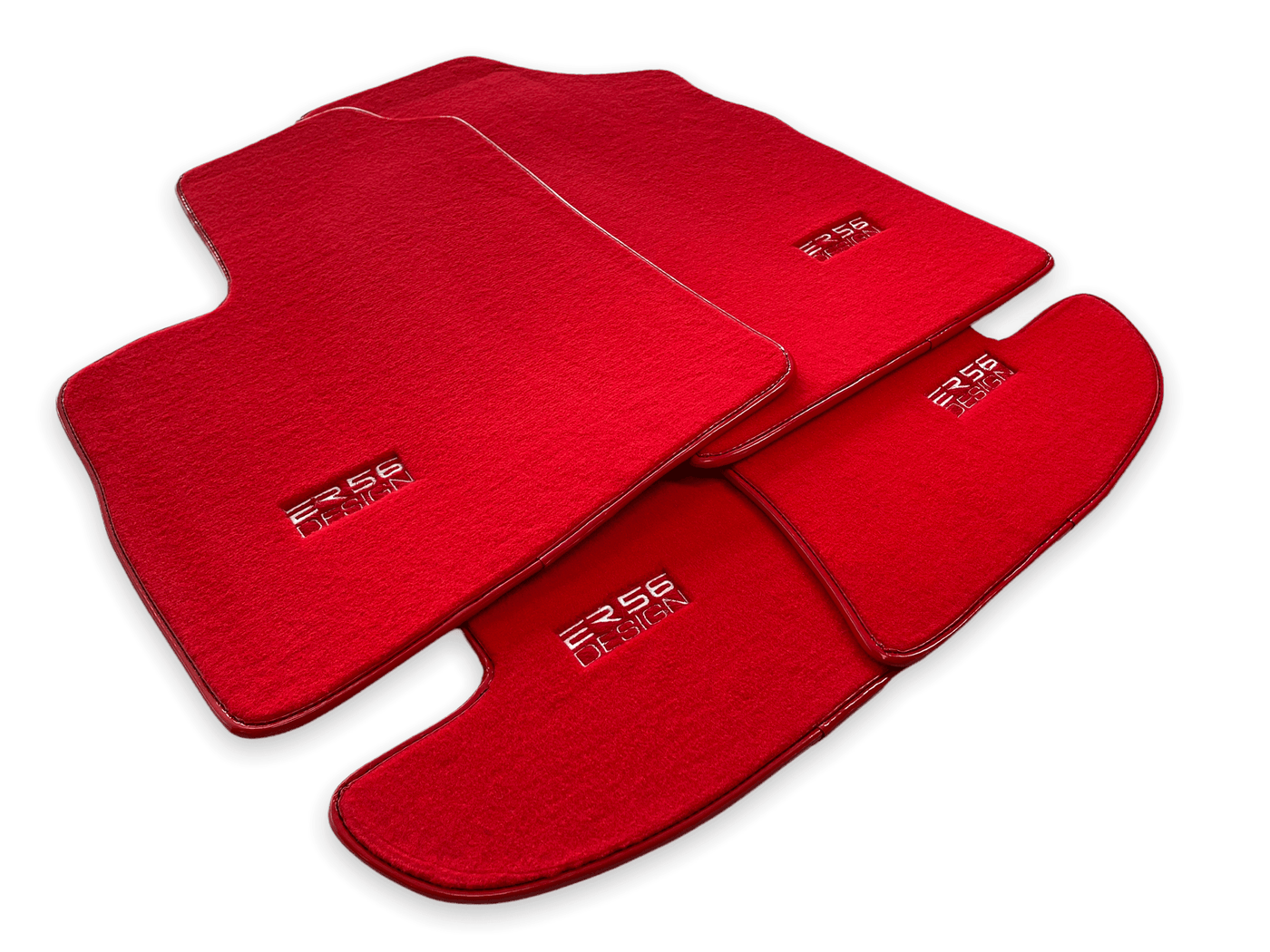 Floor Mats For Bentley Continental GT Red 2003–2011 Er56 Design - AutoWin
