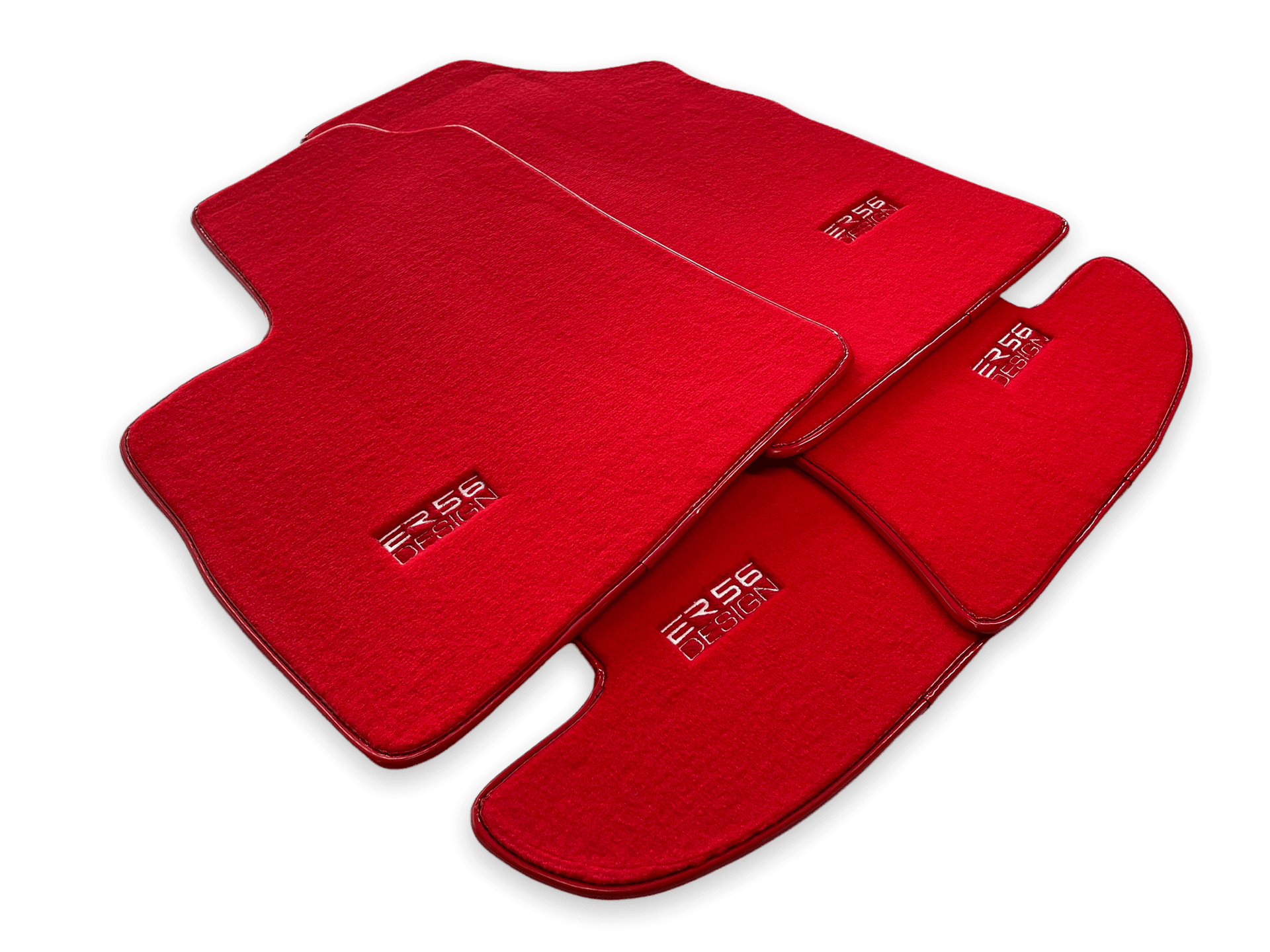 Floor Mats For Bentley Continental GT Red 2003–2011 Er56 Design - AutoWin
