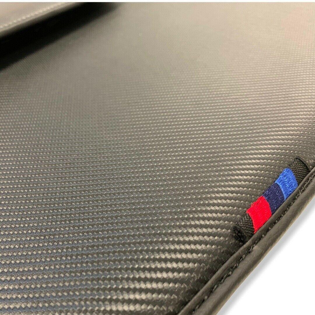 Floor Mats For BMW M3 E46 Autowin Brand Carbon Fiber Leather - AutoWin