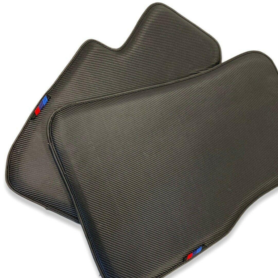 Floor Mats For BMW M3 E46 Autowin Brand Carbon Fiber Leather - AutoWin