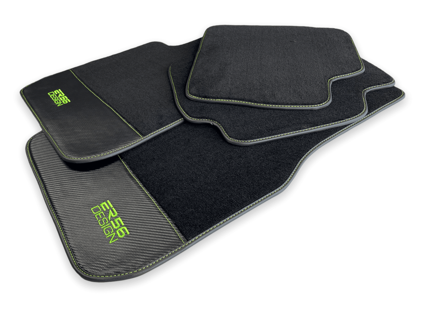 Floor Mats For BMW M5 E60 Carbon Leather Er56 Design - AutoWin