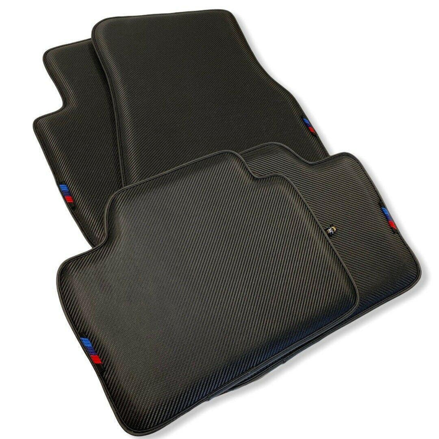 Floor Mats For BMW M6 F12 Convertible Autowin Brand Carbon Fiber Leather - AutoWin