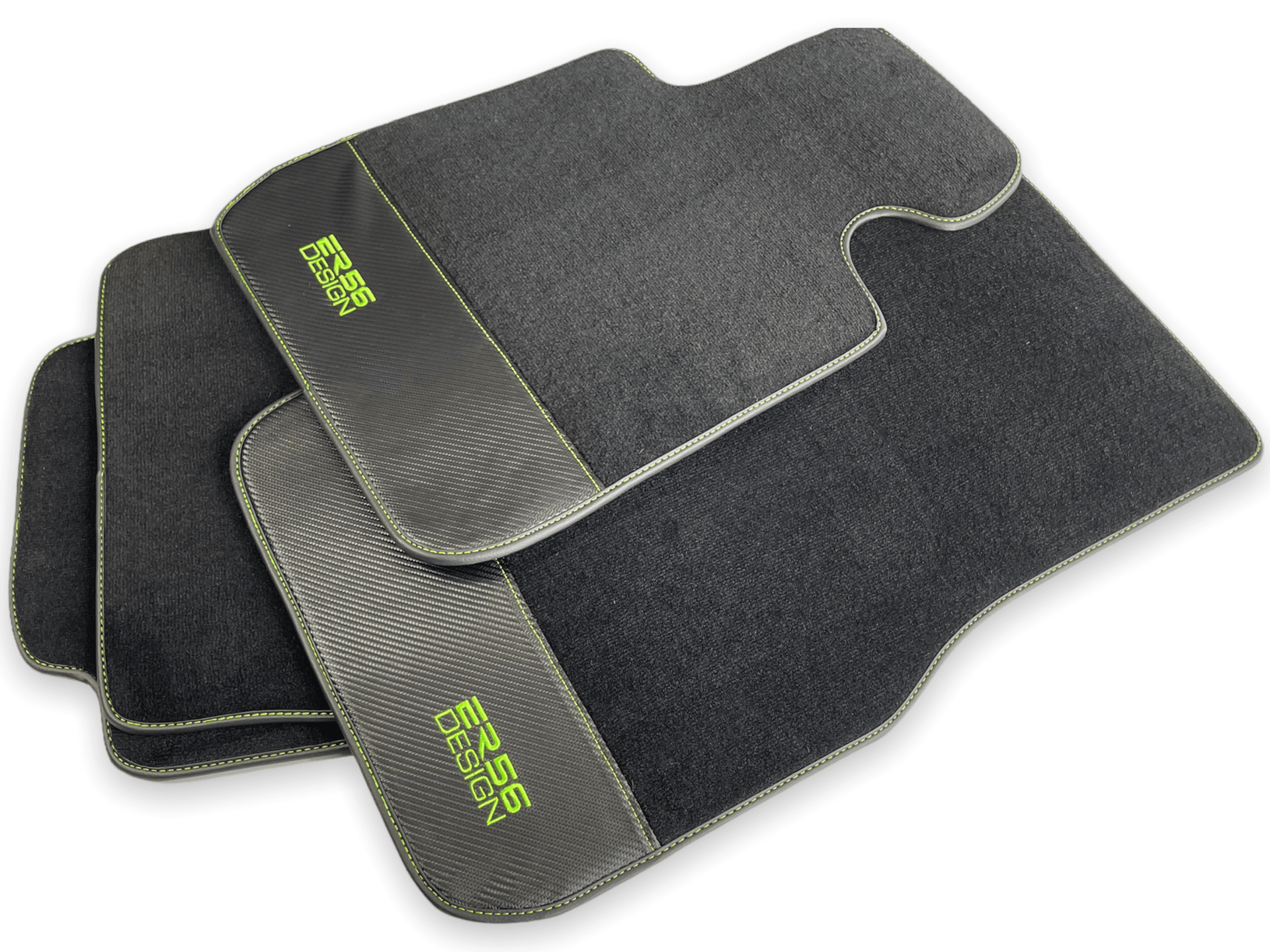Floor Mats For BMW X6M Series F86 Carbon Leather Er56 Design - AutoWin