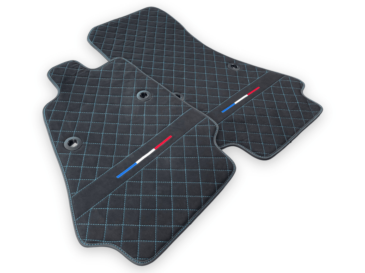 Floor Mats For Bugatti Chiron Alcantara Leather Limited Edition - AutoWin