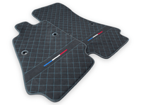 Floor Mats For Bugatti Chiron Alcantara Leather Limited Edition - AutoWin