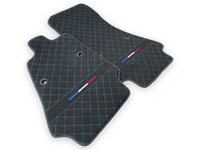 Floor Mats For Bugatti Chiron Alcantara Leather Limited Edition - AutoWin