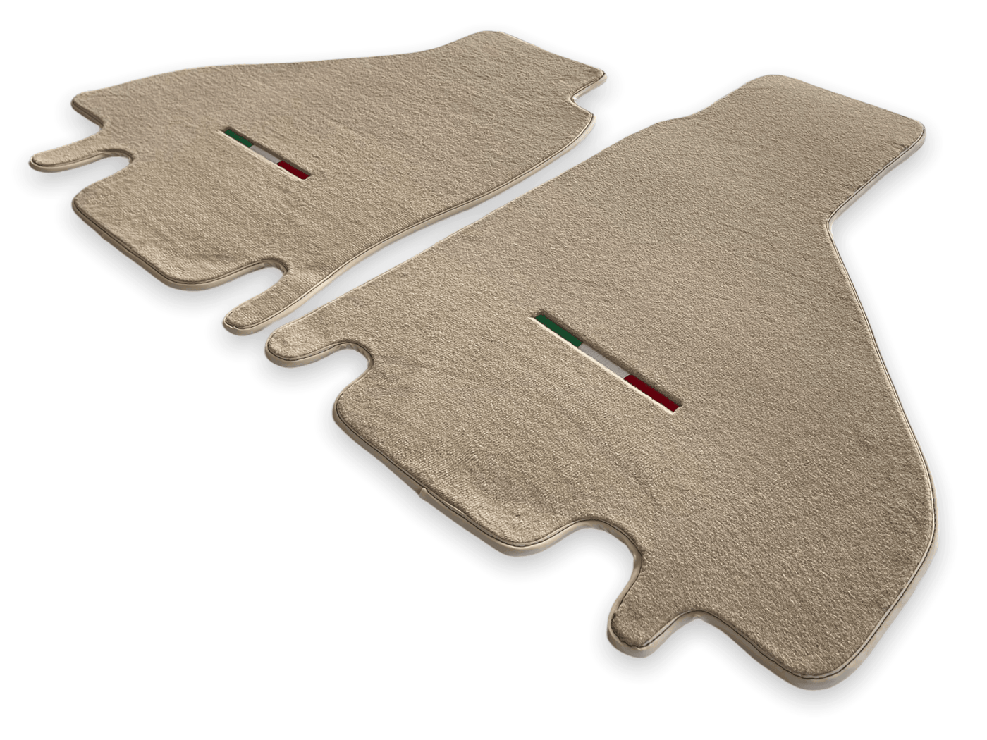 Floor Mats For Ferrari Testarossa 1984–1996 Beige Autowin Brand Italy Edition - AutoWin