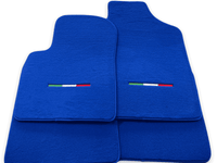 Blue Floor Mats for Fiat 500L (2012-2017) - AutoWin