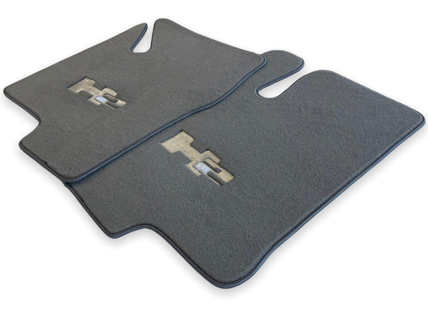 Floor Mats For Hummer H2 2003-2009 Tailored Gray Color Carpets - AutoWin