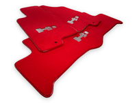 Floor Mats For Hummer H3 2005-2010 Tailored Red Color Carpets - AutoWin