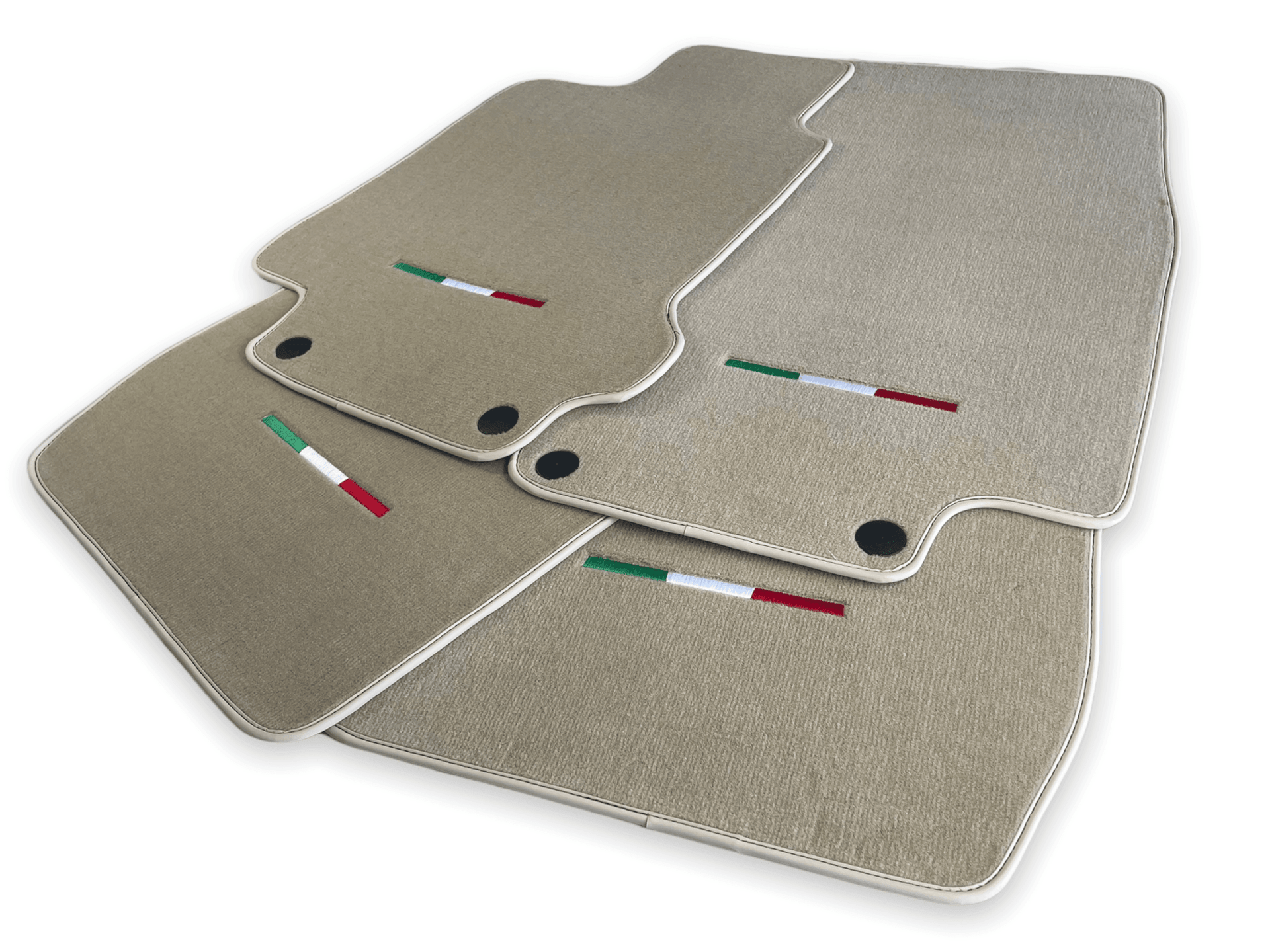 Floor Mats For Maserati GranTurismo (2007-2019) Beige IT Edition - AutoWin
