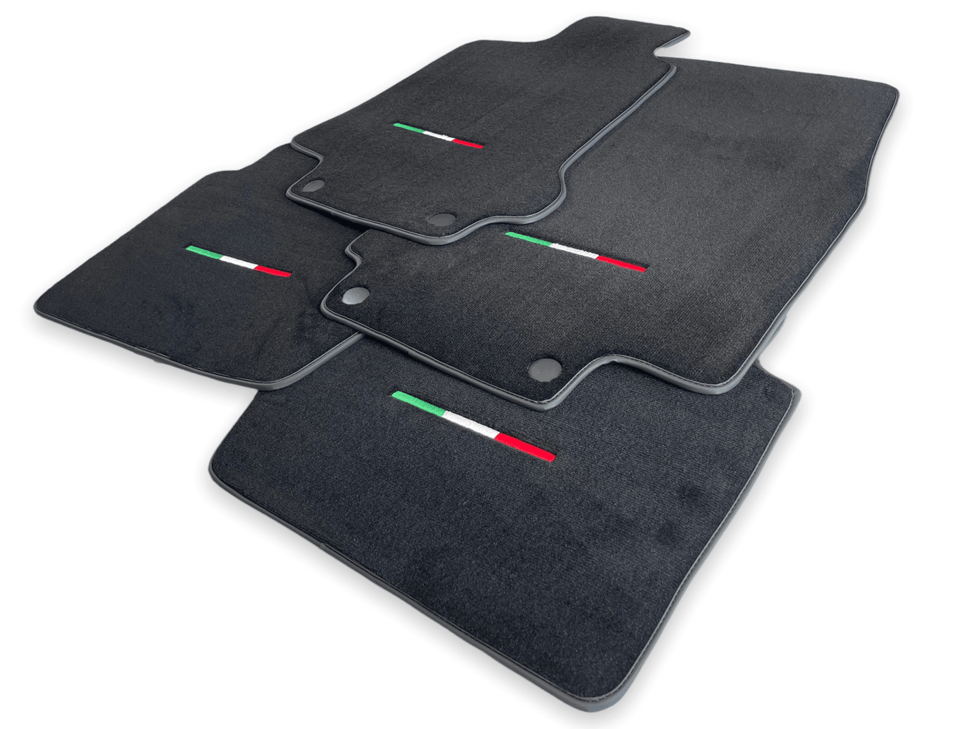 Floor Mats For Maserati GranTurismo Sportline (2009-2019) Black IT Edition - AutoWin