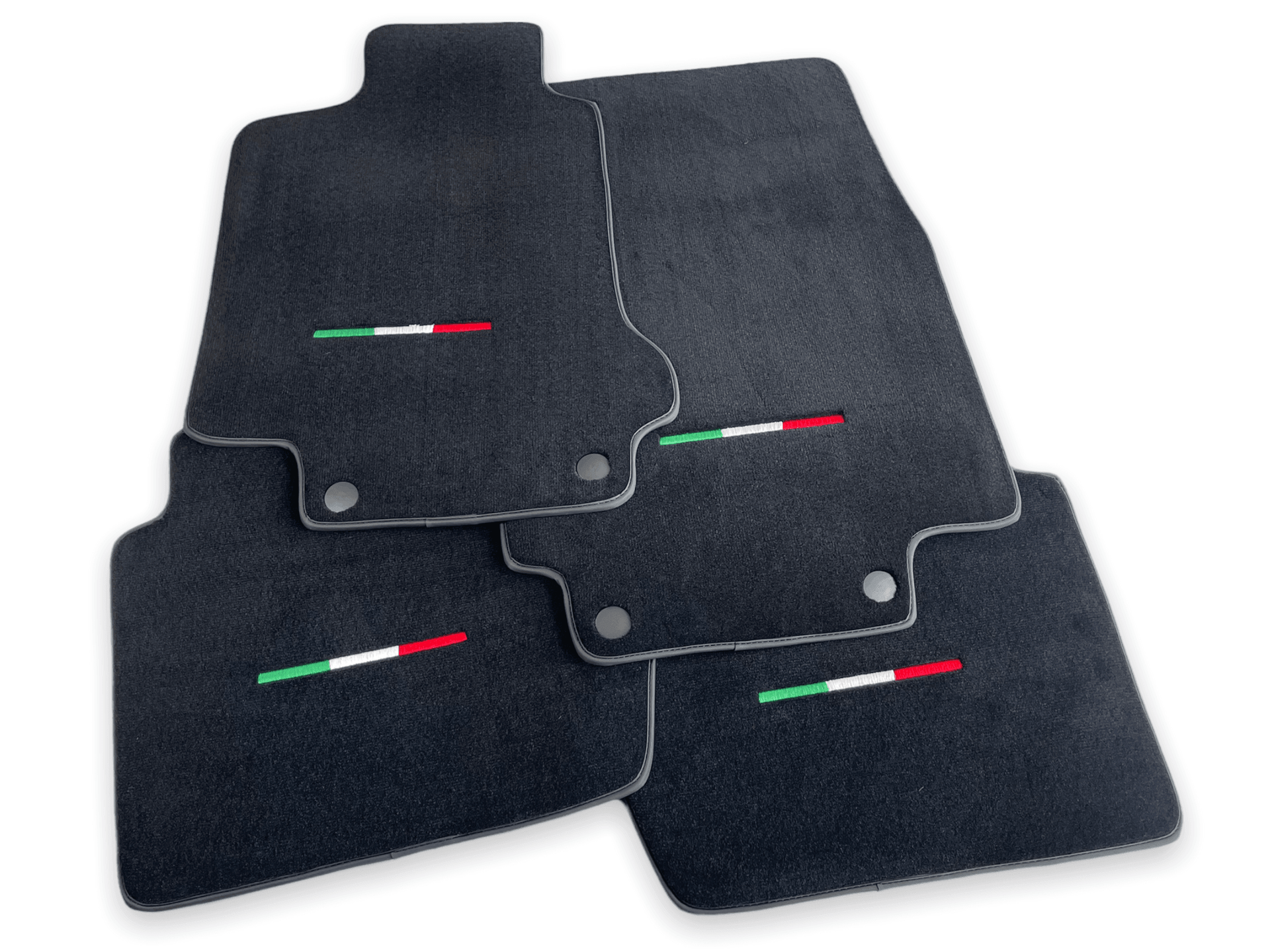 Floor Mats For Maserati GranTurismo Sportline (2009-2019) Black IT Edition - AutoWin
