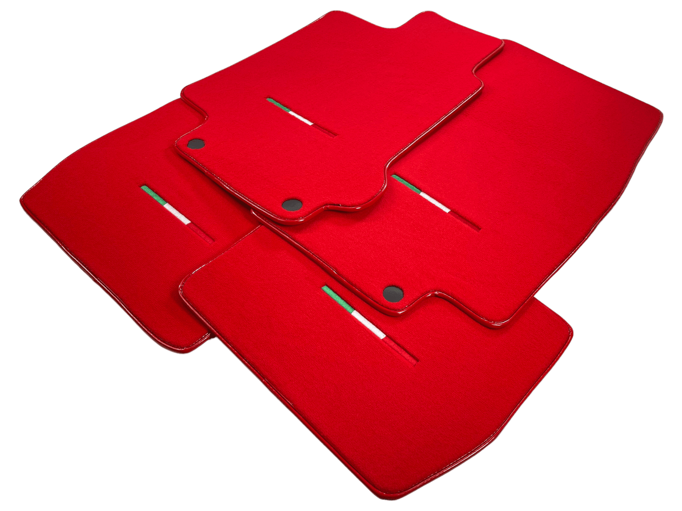 Floor Mats For Maserati GranTurismo (2007-2019) Red IT Edition - AutoWin