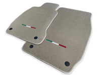 Floor Mats For Maserati Quattroporte Beige IT Edition - AutoWin