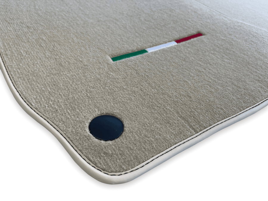 Floor Mats For Maserati Quattroporte Beige IT Edition - AutoWin