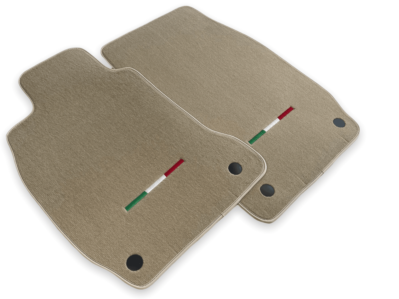 Floor Mats For Maserati Quattroporte Beige IT Edition - AutoWin