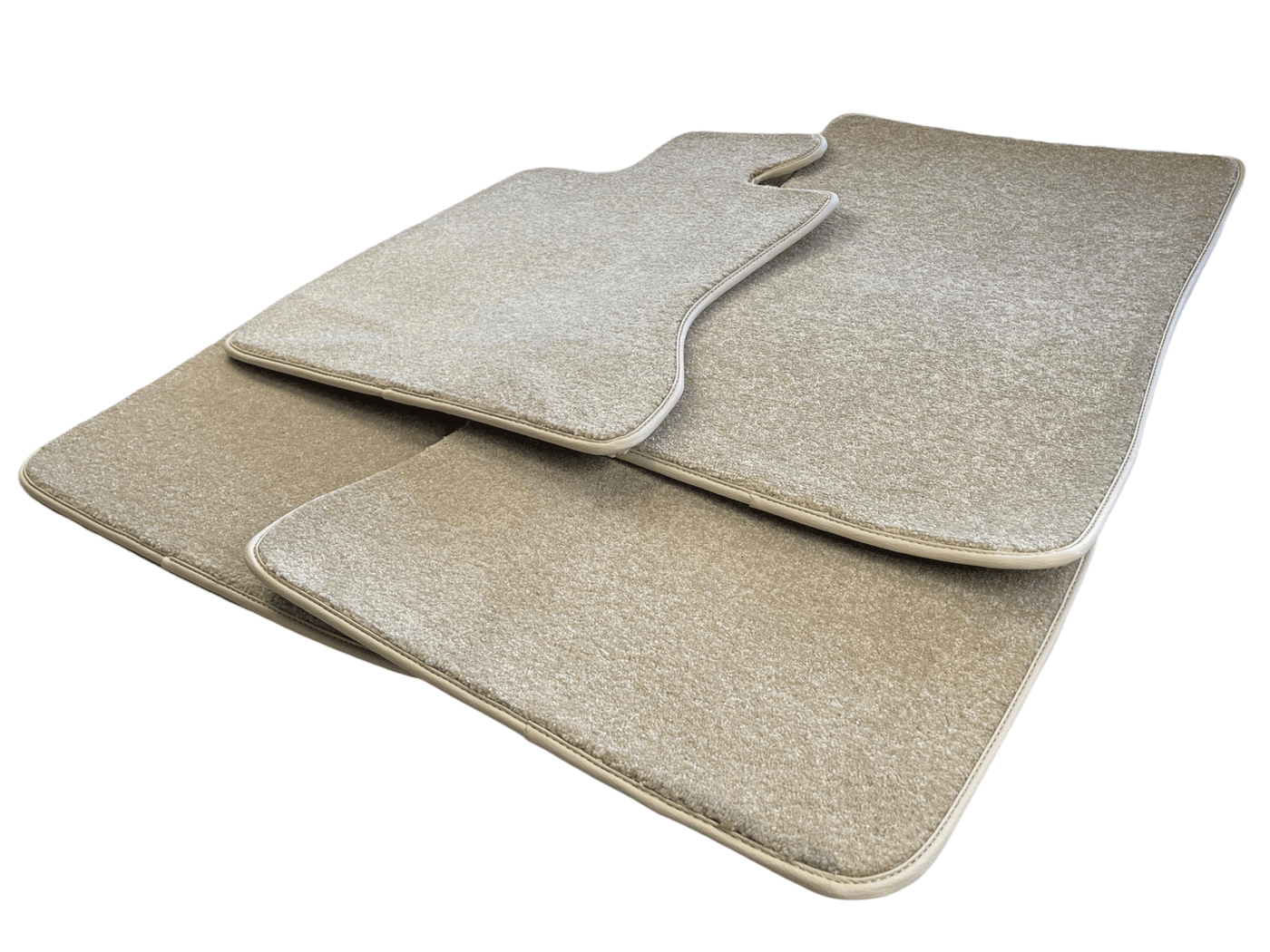 Floor Mats For Rolls Royce Dawn Rr6 2016-2023 Beige Luxury Quality - AutoWin