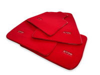 Floor Mats For Rolls Royce Ghost Series II (2021-2024) Red ER56 Design - AutoWin