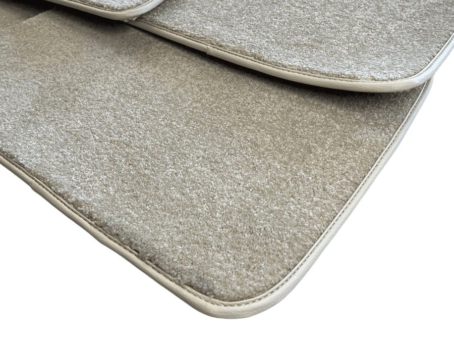 Floor Mats For Rolls Royce Phantom Drophead Coupe 2007–2016 Beige Luxury Quality - AutoWin