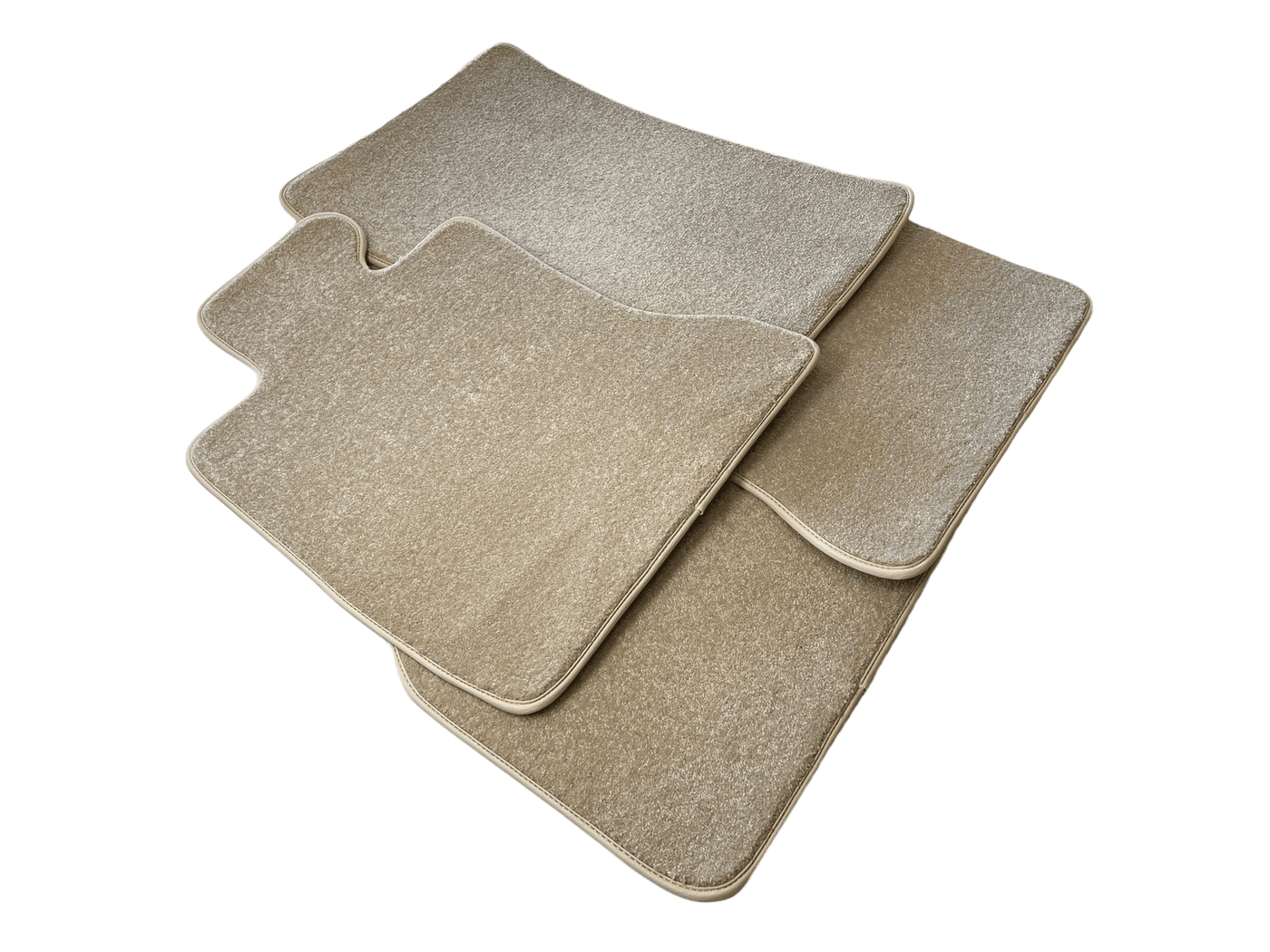 Floor Mats For Rolls Royce Phantom Drophead Coupe 2007–2016 Beige Luxury Quality - AutoWin