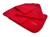 Floor Mats For Rolls Royce Wraith 2013–2023 Red Er56 Design - AutoWin
