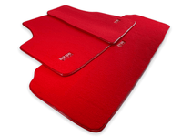 Floor Mats For Tesla Model S Red Tailored Carpets ER56 Design - AutoWin