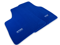 Floor Mats For Tesla Model X (6 Seats) Blue Tailored Carpets ER56 Design - AutoWin