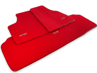 Floor Mats For Tesla Model Y Red Tailored Carpets ER56 Design - AutoWin
