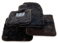 Genuine Sheepskin Floor Mats Bentley Flying Spur (2013-2019) Er56 Design Brand - AutoWin