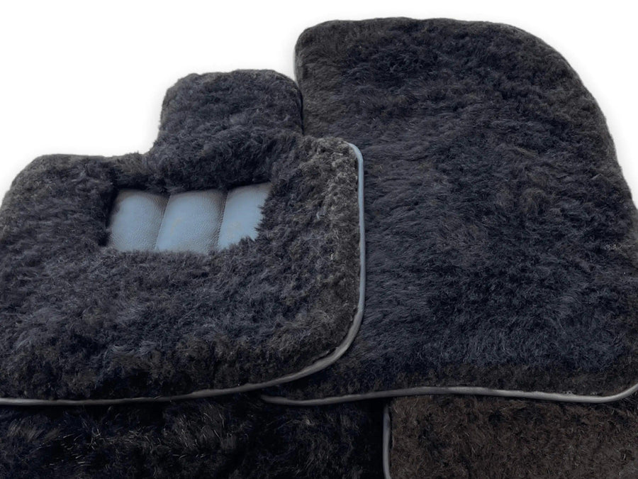 Genuine Sheepskin Floor Mats Bentley Flying Spur (2013-2019) Er56 Design Brand - AutoWin