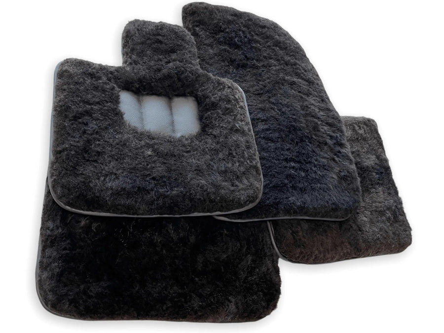Genuine Sheepskin Floor Mats Bentley Flying Spur (2013-2019) Er56 Design Brand - AutoWin