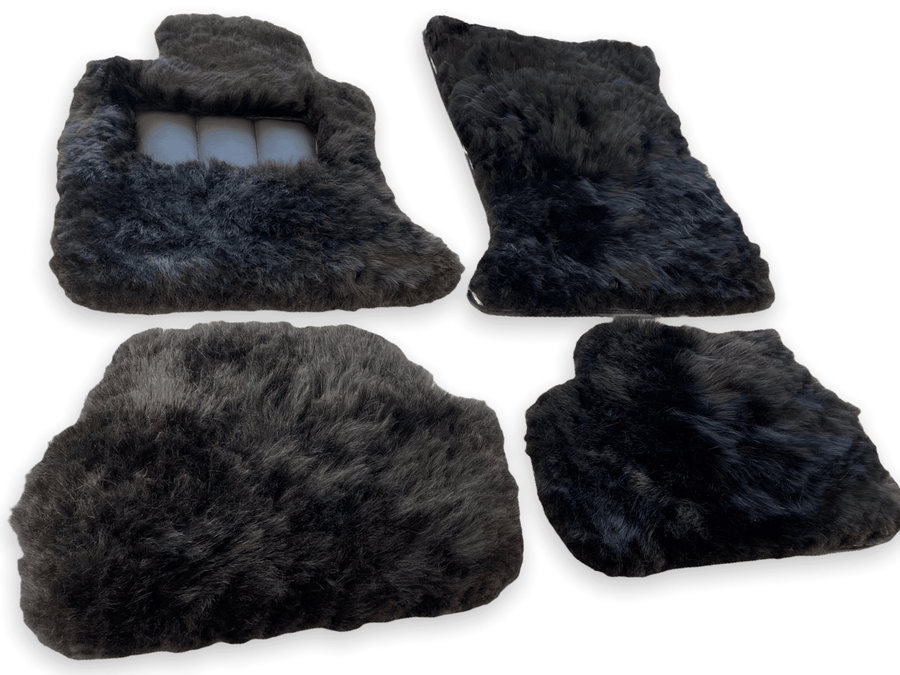 Genuine Sheepskin Floor Mats Rolls Royce Dawn Rr6 2016-2023 Er56 Design Brand - AutoWin