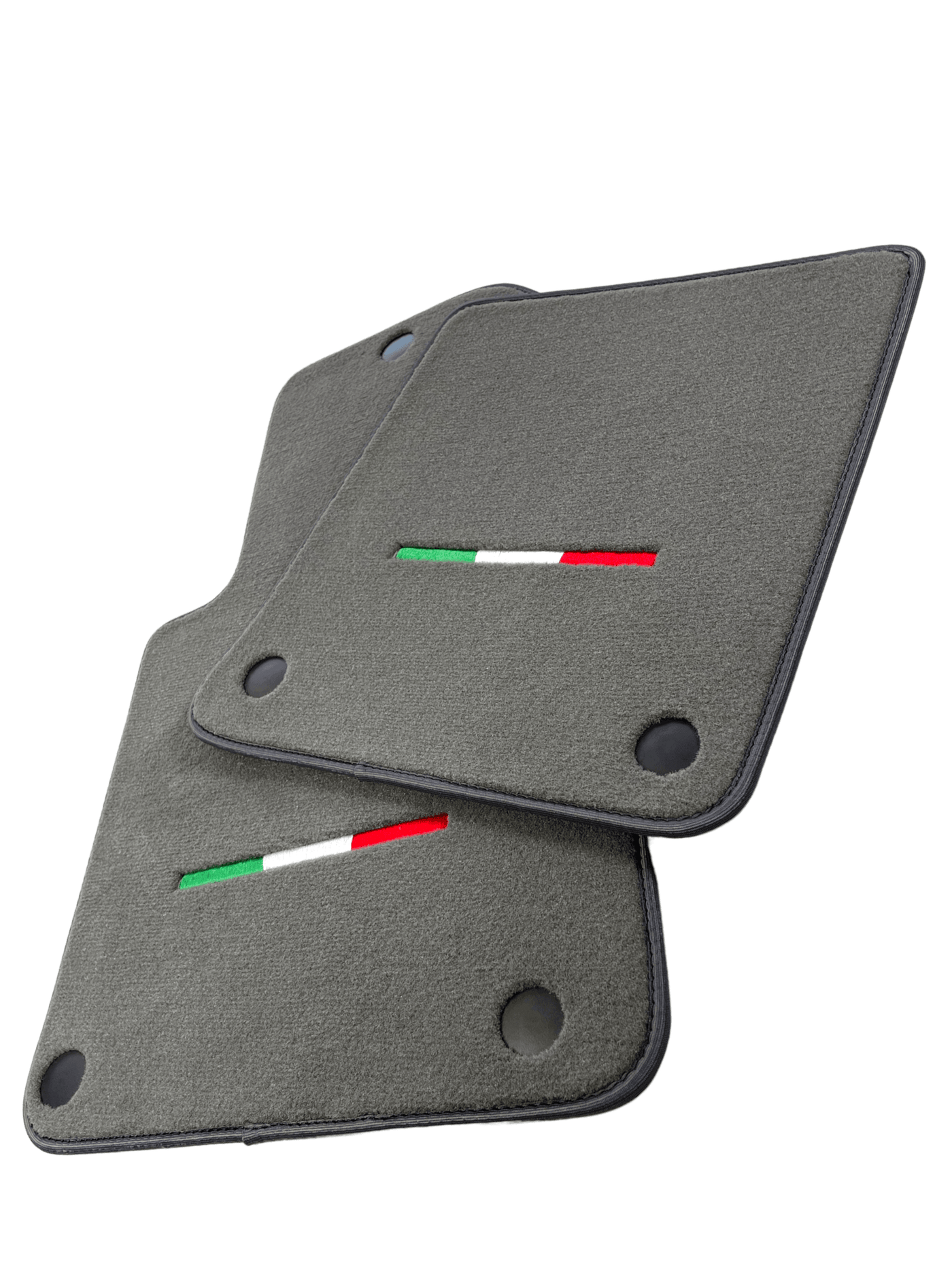 Gray Floor Mats For Ferrari 599 Coupe 2006-2012 Italian Edition - AutoWin