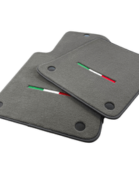 Gray Floor Mats For Ferrari 599 Coupe 2006-2012 Italian Edition - AutoWin
