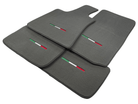 Gray Floor Mats For Maserati Ghibli 2013-2022 Italy Edition - AutoWin