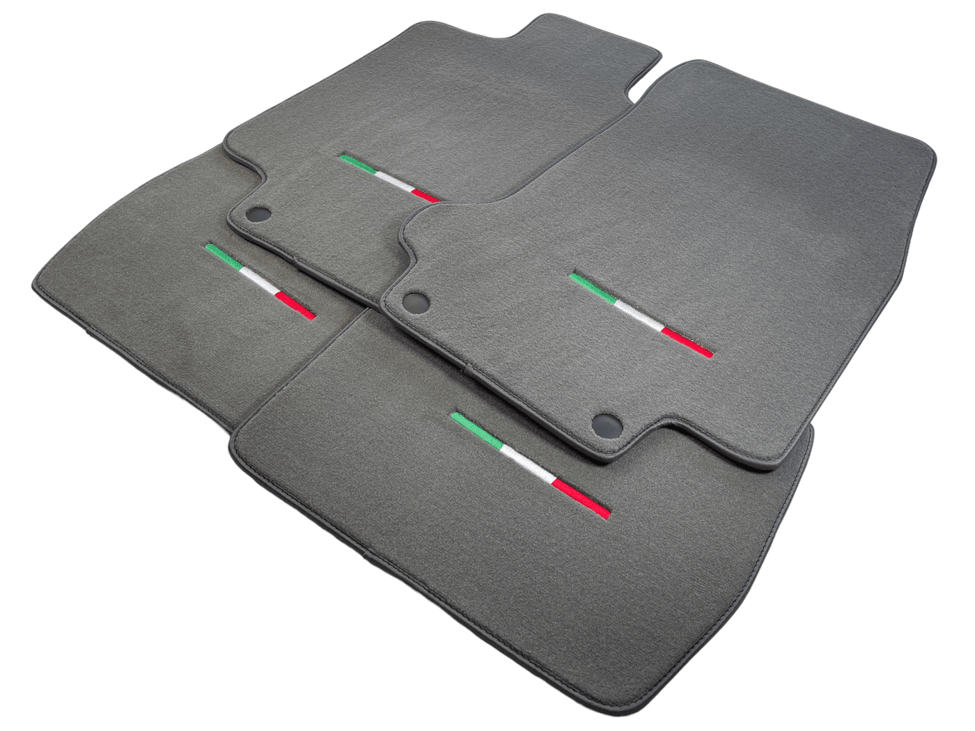 Gray Floor Mats For Maserati GranTurismo (2007-2019) IT Edition - AutoWin
