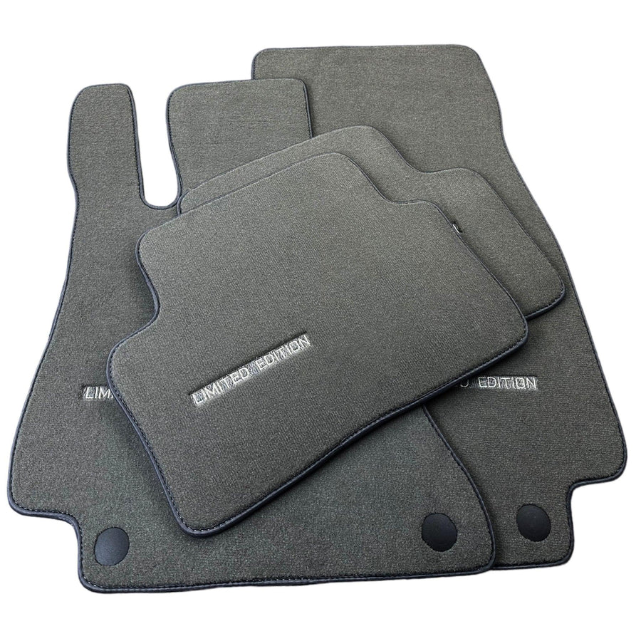 Gray Floor Mats For Mercedes Benz C-Class W203 Sedan (2000-2007) | Limited Edition - AutoWin